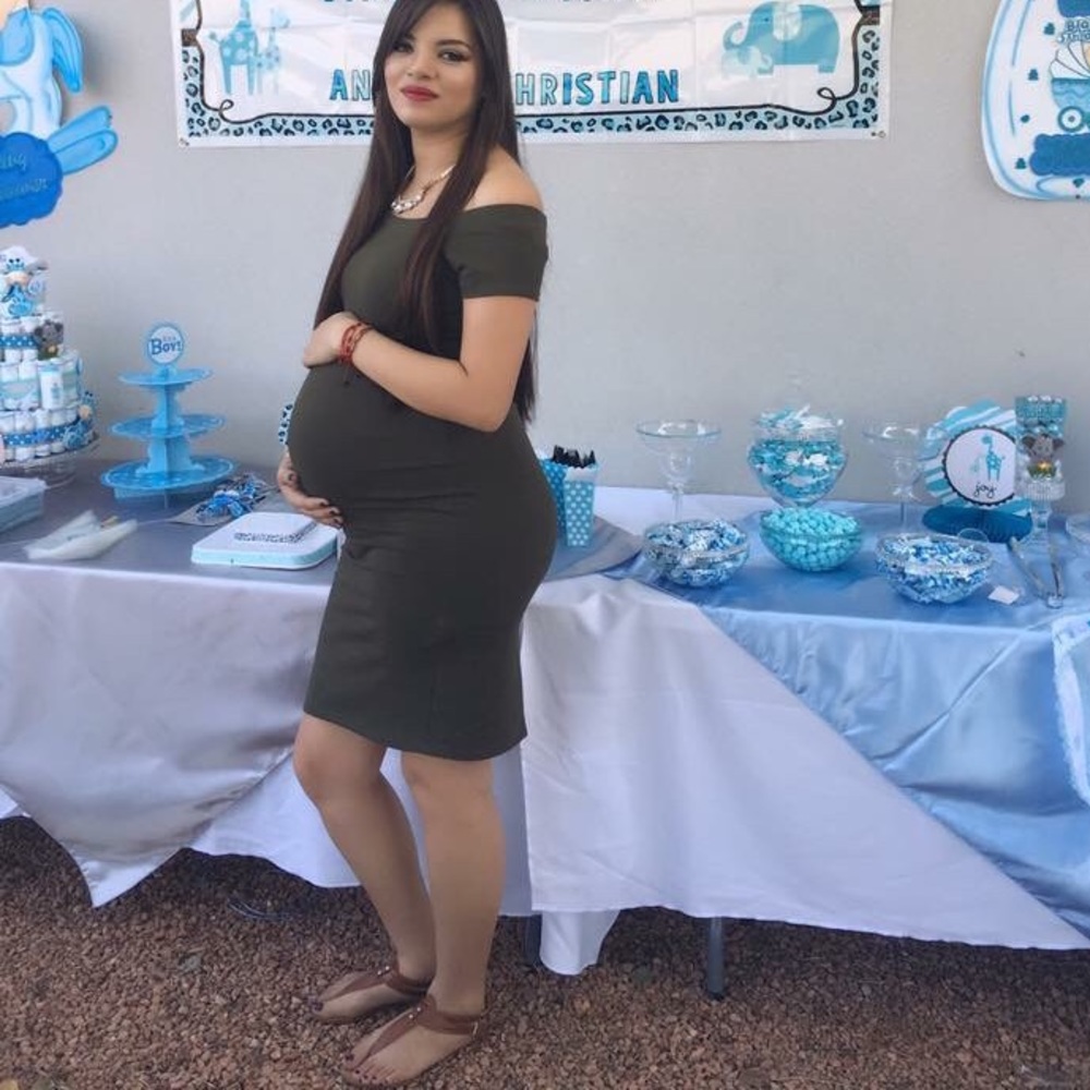 Form fitting, Olive green dress